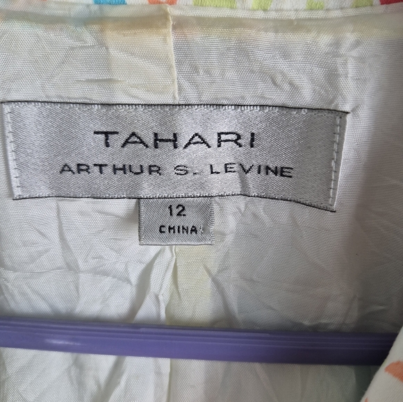 TAHARI Floral Women's Jacket Size 12 - Picture 5 of 9